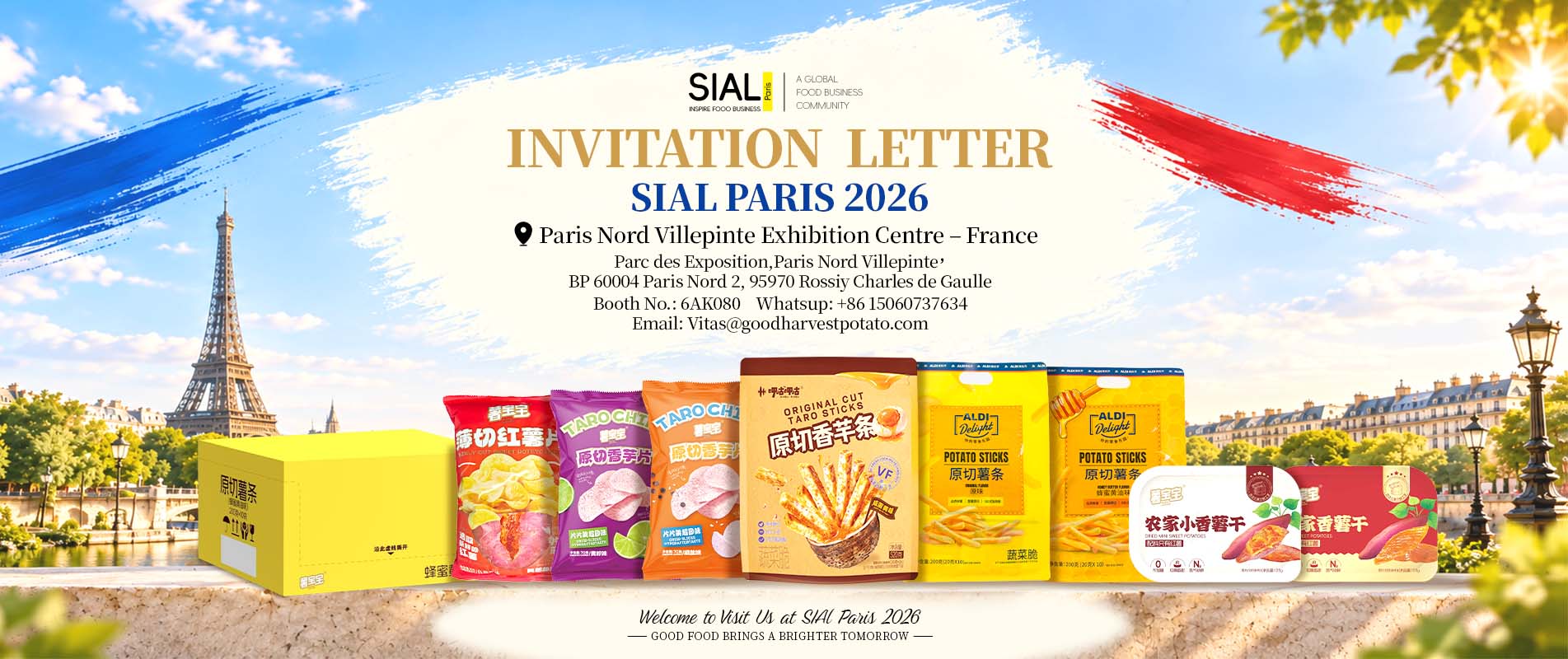 invitation for SIAL Paris exhibition 2026 invitation for SIAL Paris exhibition 2026